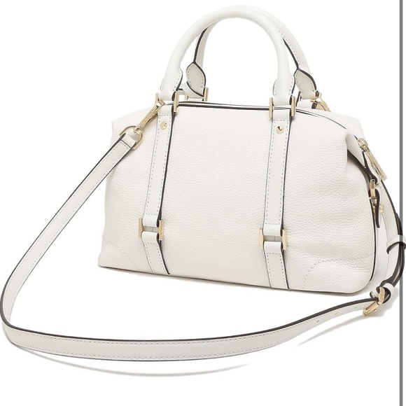 MICHAEL KORS SMALL DUFFLE SATCHEL CLASSIC GOLD LOGO 35H9GYJS5L optic white - Picture 4 of 17